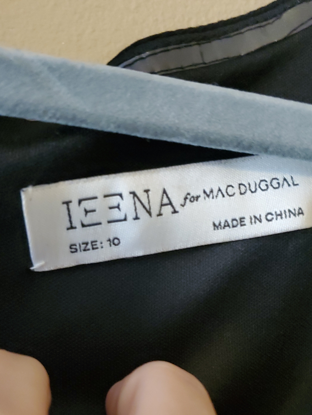 Mac Duggal Ieena 26513 Black Ruched Jersey V Neck Gown Maxi Dress Size 10 NWOT'S - Picture 7 of 12